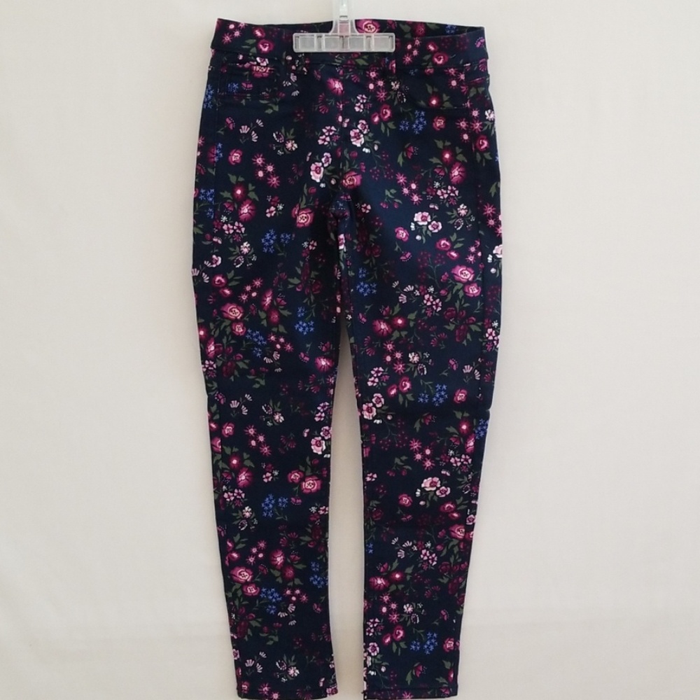 Wonder Nation Girls Floral Jeggings
